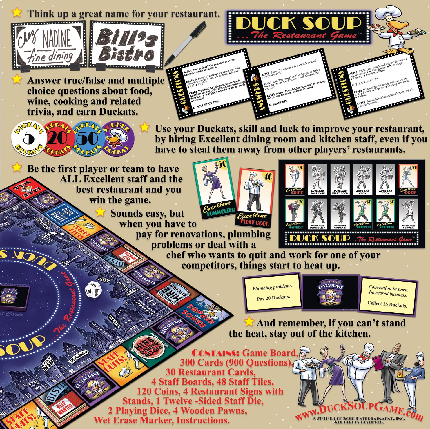 Duck Soup…The Restaurant Game